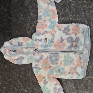 Infant North face jacket and hat
